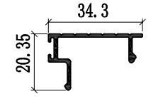 6063 アルミ パティオ 窓 エクストルーション プロファイル 粉末塗装