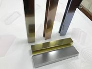磨く表面の合金6463のアルミニウム シャワーのプロフィールの銀製の金およびシャンペン